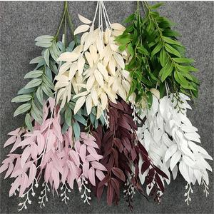 Hot Bán Mô Phỏng Nhân Tạo Liễu Lá Chi Nhánh Mô Phỏng Màu Xanh Lá Cây Nhà Máy Vườn Dự Án Xanh Cảnh Quan Cây Trang Trí - Product Image 2