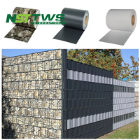 Bâche de clôture en PVC robuste, enduite de PVC, tricotée par tricotage warp, facile à installer, pour l'intimité du jardin, achat en gros