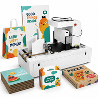 Imprimante Hanjie à passage unique pour boîtes en carton ondulé, sacs en papier kraft, boîtes à pizza