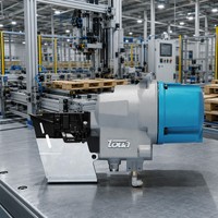 Cloueur à bobine TOUA CN100 PALF pour l'industrie lourde, corps en aluminium, accessoire dédié OEM, entièrement automatique, haute vitesse, pour la manutention de palettes