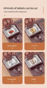 Cortador Portátil Multifuncional a Precio Económico, Separador de Pastillas, Dispensador de Pastillas de Viaje, Caja de Almacenamiento - Product Image 6