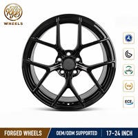 KFB Derin İçbükey Dövme Jantlar 17-24 İnç 5x108 5x112 5x114.3 Audi A4 A5 A6 için Özel Performans Jantları Hafif Alaşım Jantlar