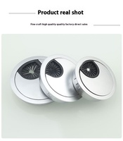 Passe-câble rond robuste en nylon, cache-trou pour câbles, gestion durable des câbles pour mobilier de bureau commercial et de bâtiment
