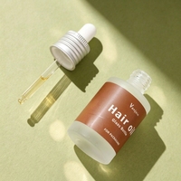 Flacon de sérum en verre personnalisé de 30 ml, design élégant givré pour huile capillaire et essence faciale, sérum cosmétique, huile essentielle, flacon de parfum