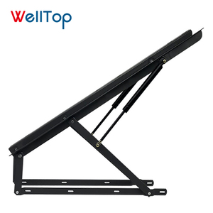 WELLTOP Nouveautés Accessoires de Meubles Quincaillerie Métal Noir Canapé-<span class=keywords><strong>Lit</strong></span> Charnière <span class=keywords><strong>Lit</strong></span> Tirable et Canapé Rétractable - Product Image 4