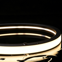 Bande LED intelligente en silicone dimmable, basse tension DC24V, montage encastré 13*13mm, économie d'énergie pour mur à lattes en bois acoustique