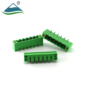 Bloques de terminales enchufables con tuerca de conector eléctrico para PCB con paso de 5.08 mm - Product Image 2