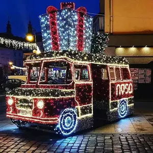 户外防水发光二极管圣诞车适合圣诞装饰景观装饰
