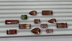 พลอยธรรมชาติทำด้วยมือผลิตภัณฑ์จำนวนมากชนิดสองสีทัวร์มาลีนแตงโมทัวร์มาลีน - Product Image 4