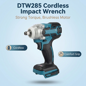 MAK 18V <span class=keywords><strong>batterie</strong></span> au Lithium rechargeable clé <span class=keywords><strong>à</strong></span> chocs sans balais industriel bricolage 280N.M Max couple 1/2in entraînement outil de réparation automobile - Product Image 1