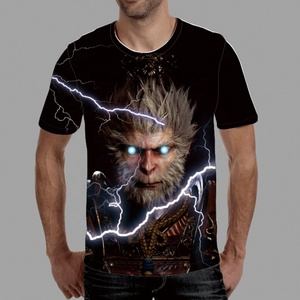 T-<span class=keywords><strong>Shirt</strong></span> sportiva in poliestere a maniche corte da uomo all'ingrosso stampa su tutta la superficie T-<span class=keywords><strong>Shirt</strong></span> stampata digitale 3d maglietta estiva di moda <span class=keywords><strong>Anime</strong></span> - Product Image 2