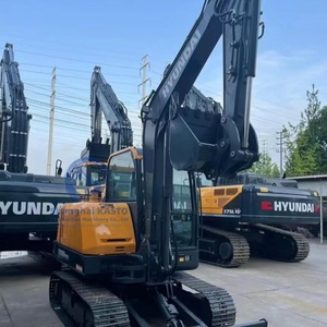 Escavadora Mini Hyundai 60 Usada 100% Original Preço Acessível Baixas Horas de Trabalho Escavadora Hyundai de 6 Toneladas à Venda - Product Image 4