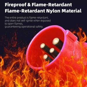 ปลั๊กและเต้ารับอุตสาหกรรมกันน้ำ IP67 ขนาด 16A-32A, ขั้วต่อไฟฟ้าแบบหนัก 3/4/5 ขา 380-415V สำหรับเครื่องจักร - Product Image 3