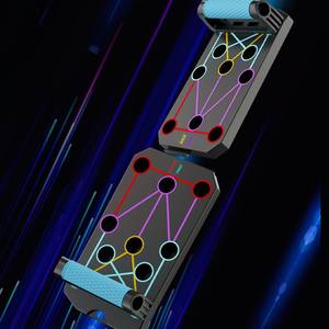 베스트 셀러 휴대용 홈 체육관 장비 다기능 접이식 T 보드 조정 가능한 <span class=keywords><strong>20</strong></span> 1 피트니스 푸시 업 윗몸 일으키기 훈련 - Product Image 2