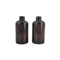 Botellas aplicadoras de boquilla de aceite para el cabello de plástico PET, tapa superior dispensadora giratoria, botellas de 180ml y 6oz