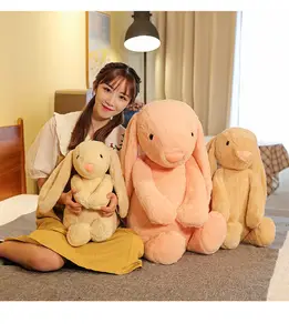 BP002 Easter Rabbit animal soft doll plush toy bunny toy custom plush long ear rabbit stuffed plush toys for kids