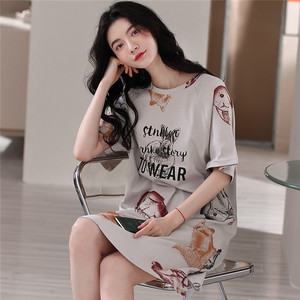 Summer Korean Night Dress Wholesale Korean Girl Night Dress Boho Elegant  Styles