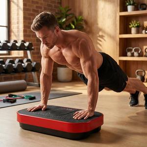 Machine d'exercice de remise en forme à usage domestique brûlant les graisses secoueur de <span class=keywords><strong>pied</strong></span> perte de poids plaque de Vibration entraînement Massage plate-forme vibrante - Product Image 3