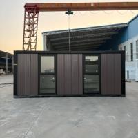 Maison conteneur pliable de type Z de 20 pieds certifiée ISO et CE, hôtel mobile préfabriqué à vendre