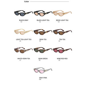 Gafas de Sol para mujer, lentes UV400 populares de diseñador vintage clásico unisex, gafas de sol de verano a precio barato, gafas de sol ovaladas KD68339 - Product Image 6