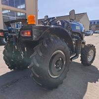 Tracteur agricole tout-terrain de haute qualité Euro 5 80 CV avec pneus tout-terrain, direction hydraulique et moteur diesel