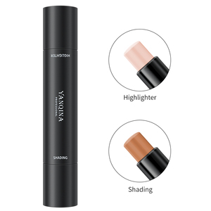 Vegan <b>Waterproof</b> <b>Sunscreen</b> Double-Sided Contour Concealer Stick Highlighter Mineral Infused Bronzer Silky Smooth Finish - Product Image 2