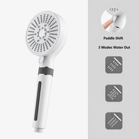 Pommeau de Douche Moderne à Haute Pression Économiseur d'Eau avec Filtre en Coton PP, Effet Pluie et Massage, en ABS pour Salle de Bain