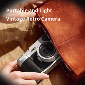<strong>Cinema</strong>-Style 5K <strong>Compact</strong> Digital <strong>Camera</strong> with Retro Dual Autofocus Lens 2.8-inch LCD Selfie Features for Vlog Mirrorless <strong>Camera</strong> - Product Image 2
