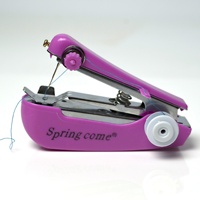 Mini machine à coudre portable créative pour vêtements et tissus, portable, cadeau de fête
