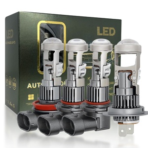 Mini phare LED Plug & Play H4 avec lentille automobile, ampoule de phare de voiture à lumière focalisée pour le style automobile - Product Image 3