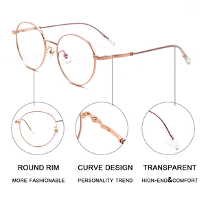 83419, venta al por mayor, <span class=keywords><strong>gafas</strong></span> redondas clásicas Vintage para mujer, Metal ópticas <span class=keywords><strong>de</strong></span> monturas, <span class=keywords><strong>gafas</strong></span>, monturas <span class=keywords><strong>de</strong></span> <span class=keywords><strong>gafas</strong></span> para <span class=keywords><strong>gafas</strong></span> - Product Image 5