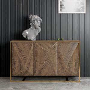 <span class=keywords><strong>Meuble</strong></span> à chaussures <span class=keywords><strong>d</strong></span>'<span class=keywords><strong>entrée</strong></span> mural en bois massif, style luxe léger américain, design postmoderne et simple, pour appartements grands et petits - Product Image 3