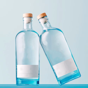 Bouteille <span class=keywords><strong>de</strong></span> boisson en verre transparent personnalisée, meilleur design pour la tequila et le brandy, ouverture facile, bouteilles <span class=keywords><strong>de</strong></span> liqueur en verre personnalisées - Product Image 4