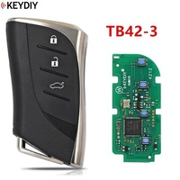 Clé intelligente universelle KEYDIY série TB (TB01, TB36, TB06, TB42, TB19, TB27) pour Toyota/Lexus, compatible avec le programmateur de clés KD MAX KD-X4