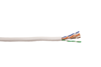Kabel Jaringan Ethernet Lan Cat7 U/UTP Profesional Kecepatan Tinggi 23AWG OFC 305m dengan Bandwidth 250-550MHz untuk Kabel Terstruktur