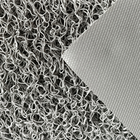 Tapis industriel personnalisé en PVC rayé réversible, durable, à poils longs et lavable, pour l'extraction et le traitement de l'or en gros