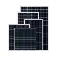 Panneau Solaire Monocristallin Demi-Cellule Haute Qualité, Format Compact, Entièrement Noir, 5V/9V/12V/18V/24V, 30W-50W, Haute Efficacité pour Usage Extérieur et Domestique