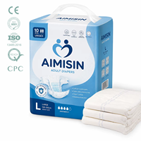 Aimisin Private Label Einweg-Erwachsenenwindeln OEM ODM Inkontinenz-Unterwäsche für Senioren Atmungsaktive Erwachsenenwindeln