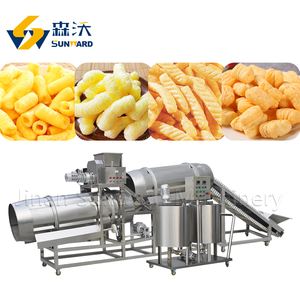 Maquinaria de procesamiento de aperitivos inflados, precio de planta, máquinas de proceso de aperitivos de harina de maíz, equipo de línea - Product Image 4