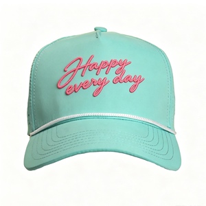 Custom Embroidery Trucker Cap Baseball <b>Hat</b> with Logo Sports Cap Mint Green Trucker <b>Hat</b> <b>Summer</b> Casual Outdoor Sports <b>Hat</b> - Product Image 1