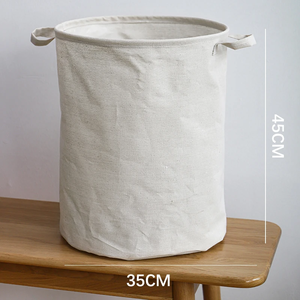 Cesto de <span class=keywords><strong>Ropa</strong></span> Sucia Personalizado para <span class=keywords><strong>Ropa</strong></span> y Toallas, Bolsa de Lavandería de Algodón Orgánico, Ideal para Baño y Dormitorio - Product Image 1
