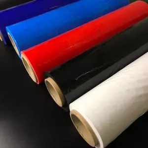 Good sales in China hot blue print film hot sex blue film mini slitter foil stretch film supplier