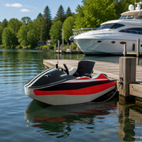 Mini jet ski électrique à batterie au lithium haute vitesse, bateau de divertissement aquatique, planche de surf et karting à grande vitesse, mini karting à grande vitesse