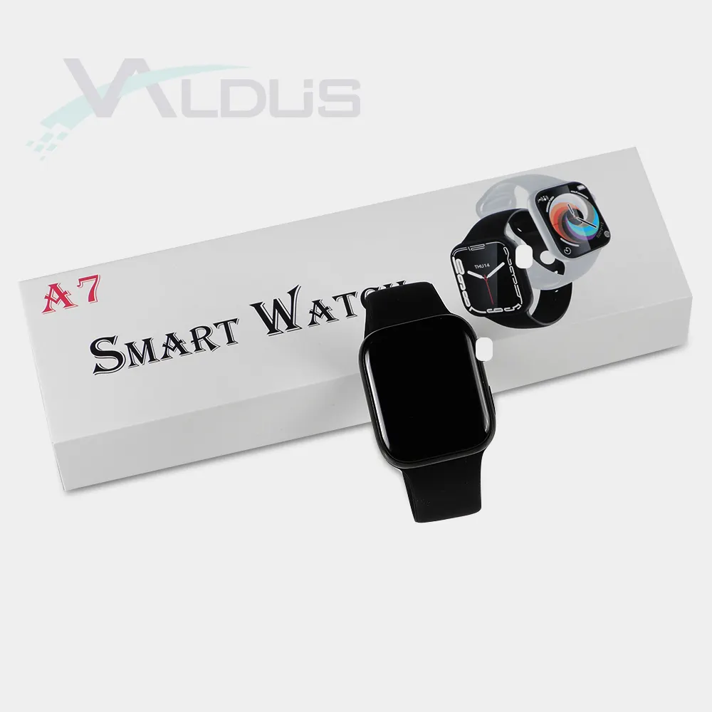 2022 नई आगमन reloj montre intelligente स्मार्ट घड़ी श्रृंखला 7 smartwatch A7 निविड़ अंधकार खेल घड़ी स्पिन बटन नियंत्रण घड़ी