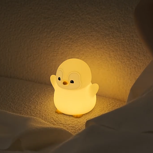 Funny Gift Atmosphere LED Penguin Silicone Night Light USB Rechargeable Dimmable Animal <b>Bedside</b> Cute <b>Lamp</b> for Kids baby - Product Image 2
