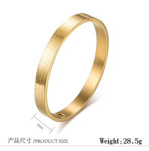 Joyería Personalizada para Mujer al por Mayor, Brazalete Abierto con Cruz <span class=keywords><strong>de</strong></span> <span class=keywords><strong>la</strong></span> <span class=keywords><strong>Biblia</strong></span> en Acero Inoxidable con Baño <span class=keywords><strong>de</strong></span> Oro <span class=keywords><strong>de</strong></span> 18K - Product Image 2