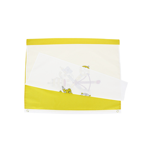 <span class=keywords><strong>Bandera</strong></span> <span class=keywords><strong>del</strong></span> <span class=keywords><strong>Vaticano</strong></span> <span class=keywords><strong>de</strong></span> 3x5 pies, 100% poliéster, lista para enviar, impresa en fábrica - Product Image 2