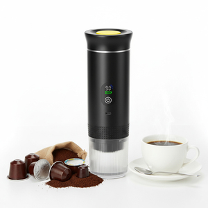3 in 1 Mini <b>Coffee</b> <b>Maker</b> <b>Portable</b> Display Espresso Machine USB Powered Hotel Use Car Wireless Heating Easy to Clean - Product Image 4