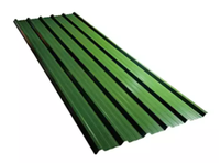Tôle de Toiture Métallique Ondulée Galvanisée Prélaquée en Acier Couleur, Prix de la Tôle de Toiture en Zinc, Livraison en 7 Jours, 1 Tonne