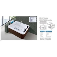 Baignoire de massage pour complexes hôteliers Hidromasaje avec hydrothérapie et jets d'eau